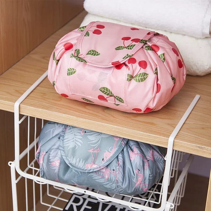 Drawstring Cosmetic Bag ,Travel Makeup Bag, Creative Colorful Rope Organizer, Lazy Makeup Storage Case Drawstring Cosmetic Bag ,Travel Makeup Bag, Creative Colorful Rope Organizer, Lazy Makeup Storage Case